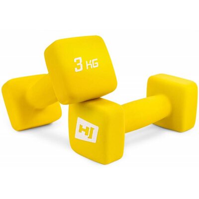Гантели для фитнеса неопреновые квадратные 2 х 3 кг Hop-Sport HS-V030DS