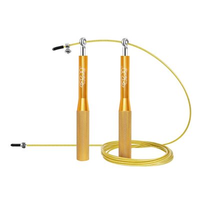 Скакалка скоростная для кросфита 4FIZJO Speed Rope 4FJ0185 Gold