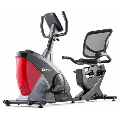 Горизонтальный велотренажер Hop-Sport HS-070L Helix iConsole+ красный