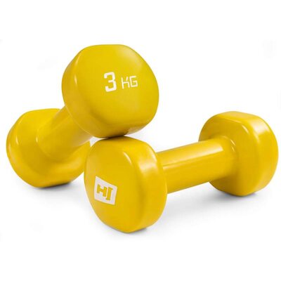 Гантели для фитнеса круглые виниловые 2 х 3 кг Hop-Sport HS-V030DC