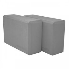 Блок для йоги (кирпич) 2 шт SportVida SV-HK0155-2 Grey