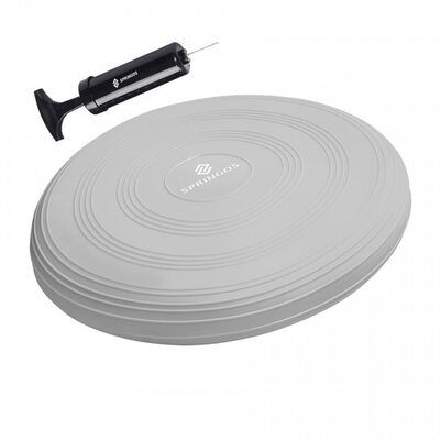 Балансировочная подушка массажная Springos PRO FA0087 Grey