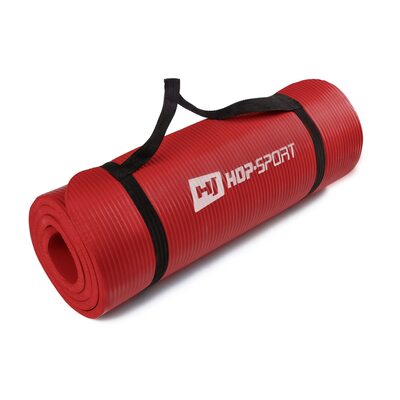Коврик для фитнеса и йоги HS-4264 1,5см red