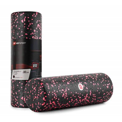 Массажный ролик (валик, роллер) заполненный EPP 30 см красный