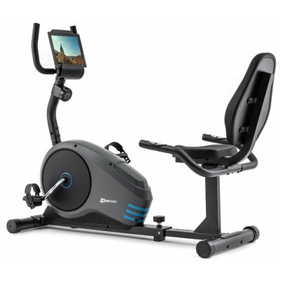 Горизонтальный велотренажер Hop-Sport HS-040L Root Gray/Blue