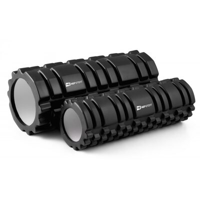 Массажный ролик (валик, роллер) для кросфита и йоги Hop-Sport HS-001YG black