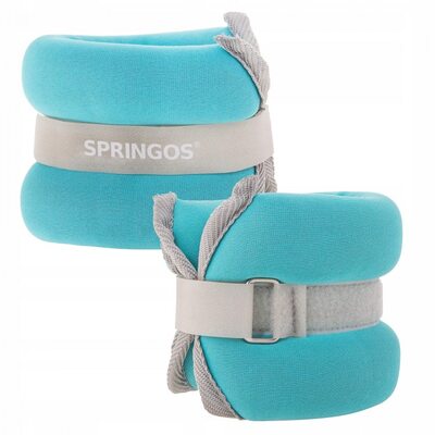 Утяжелители-манжеты Springos 2 x 1 кг FA0071