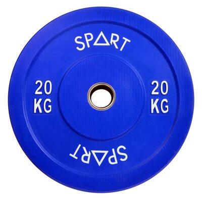 Бамперный диск для штанги 20 кг d - 50 мм SPART PL42-20