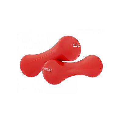 Гантели для фитнеса виниловые 4FIZJO 2 x 1.5 кг 4FJ0191
