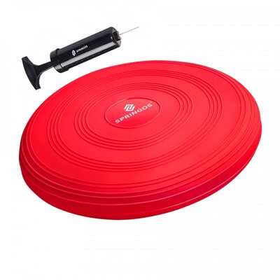 Балансировочная подушка массажная Springos PRO FA0085 Red