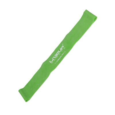 Фитнес резинка для ног и ягодиц 50 см среднее LiveUp LATEX LOOP LS3650-500Mg