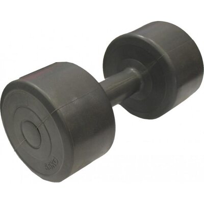 Гантель 5,5 кг Evrotop SS-LKDB-601-5.5 пластик темно-серая