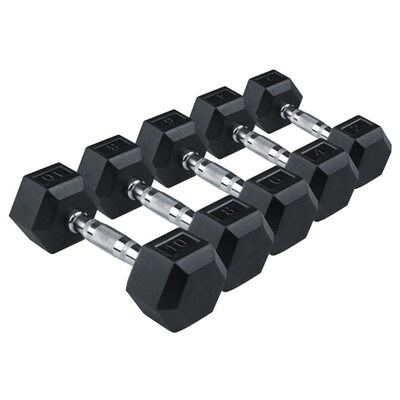 Гантель обрезиненная 60 кг SPART DB6101 - 60 кг