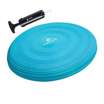 Балансировочная подушка массажная Springos PRO FA0088 Sky Blue