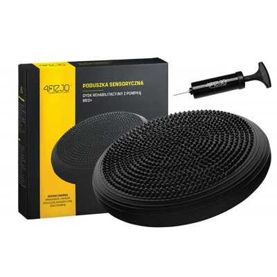 Балансировочная подушка массажная 4FIZJO MED+ 4FJ0051 Black