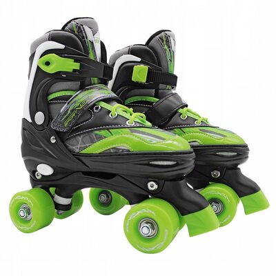 Роликовые коньки (квады) SportVida SV-LG0038 Size 35-38 Black/Green