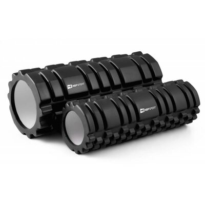 Массажный ролики (валики, роллеры) 33,5 см и 30 см Hop-Sport HS-001YG черный