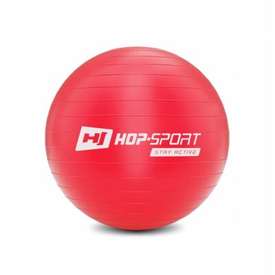 Фитбол (мяч для фитнеса) Hop-Sport 45 cm красный + насос 2020