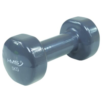 Гантель для фитнеса виниловая HMS 5 кг 17030-5.0