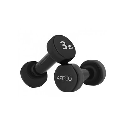 Гантели для фитнеса виниловые 4FIZJO 2 x 3 кг 4FJ0194