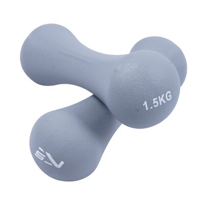Гантели для фитнеса виниловые SportVida 2 x 1.5 кг SV-HK0030