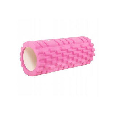 Массажный ролик (валик, роллер) Springos 33 x 14 см FR0017 Pink