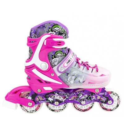 Роликовые коньки Nils Extreme NJ1812A Size 34-38 Pink