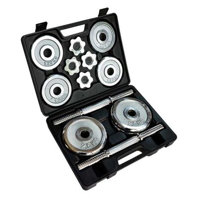 Гантельный набор в кейсе хром Stein DB2510