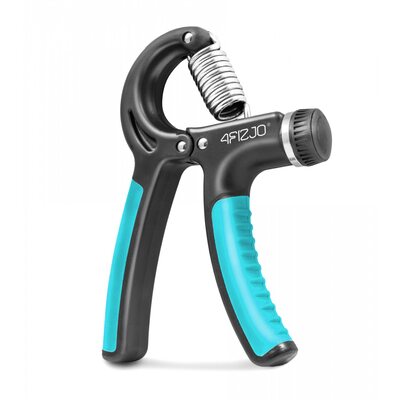 Эспандер кистевой пружинный с регулируемой нагрузкой 4FIZJO 10-40 кг 4FJ0254 Black/Blue