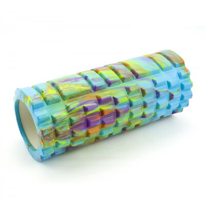 Масажний ролик (валик, ролер) Sportcraft Mix Color 33 x 14 см ES0033 кольоровий