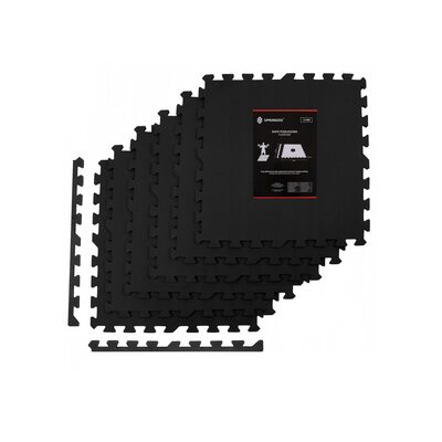 Мат-пазл (ласточкин хвост) Springos Mat Puzzle EVA 180 x 120 x 1.2 cм FM0003 Black
