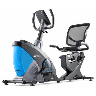 Горизонтальный велотренажер Hop-Sport HS-070L Helix iConsole+ синий