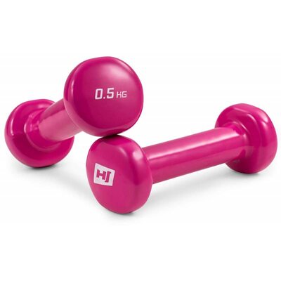 Гантели для фитнеса круглые виниловые 2 х 0,5 кг Hop-Sport HS-V005DC