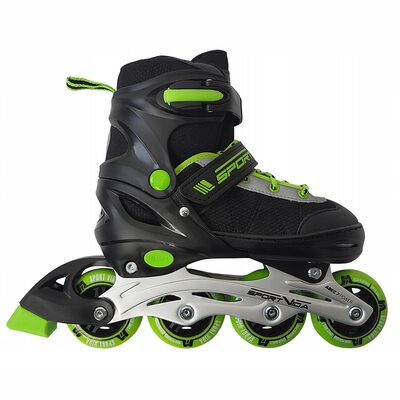 Роликовые коньки SportVida SV-UP0001 Size 34-37 Black/Green