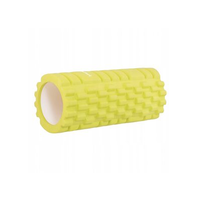 Массажный ролик (валик, роллер) Springos 33 x 14 см FR0015 Yellow