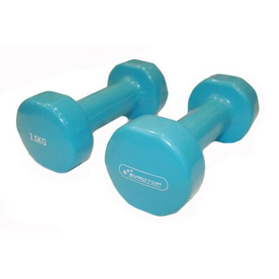 Гантели для фитнеса 2 х 2,5 кг Evrotop SS-LKDB-505-2.5 виниловые