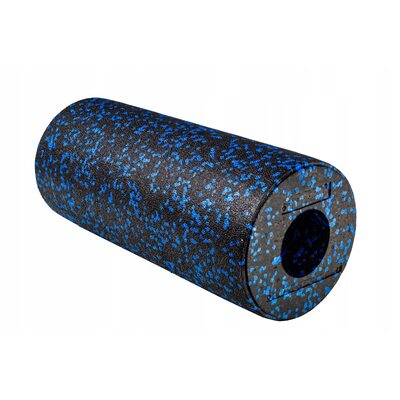 Массажный ролик (валик, роллер) гладкий 4FIZJO EPP 33 x 14 см 4FJ1417 Black/Blue
