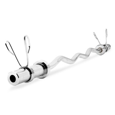 Гриф олімпійський W-подібний Hop-Sport 120см (50мм)