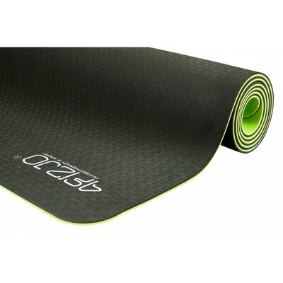 Коврик для фитнеса и йоги 4FIZJO TPE 6 мм 4FJ0032 Black/Green