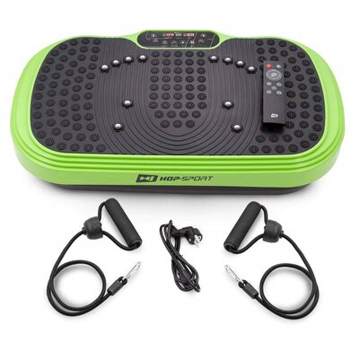 Виброплатформа для похудения HS-040VS Cube салатовая