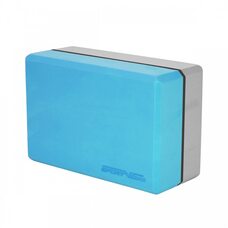 Блок для йоги (кирпич) двухцветный SportVida SV-HK0335 Blue/Grey
