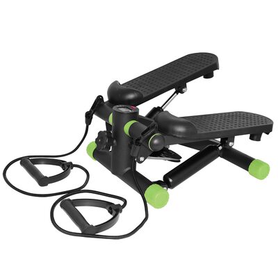 Степпер с эспандерами SportVida SV-HK0357 Black/Green