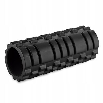 Масажний ролик (валик, ролер) 33 см SportVida SV-HK0170 Black