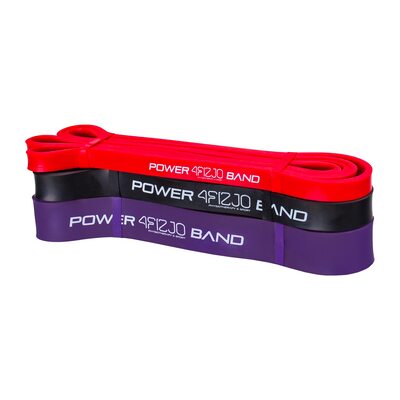 Резинка для підтягування (силова стрічка) 4FIZJO Power Band 3 шт 6-26 кг 4FJ0002