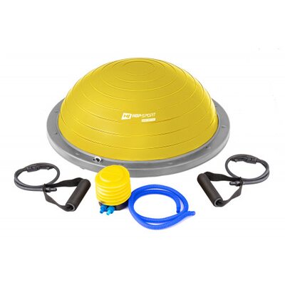 Балансировочная полусфера Hop-Sport HS-L058 желтая